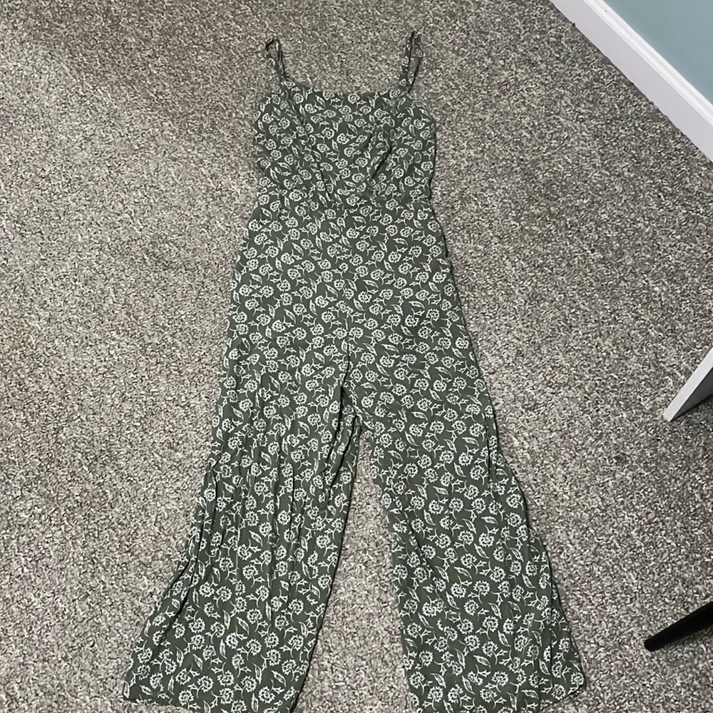 Girls small strap jump suit
